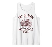 Isle of Man TT Races Vintage Motorcycle Racing Tank Top