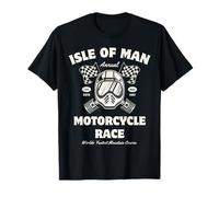 Isle of Man Vintage Motorcycle Race Manx Biker T-Shirt