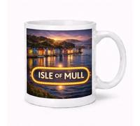 Isle of Mull Colourful Harbour Scenic Travel Ceramic Gift Mug