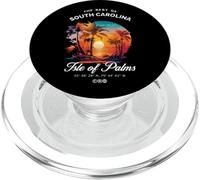 Isle of Palms SC Sunset GPS Coordinates South Carolina Best PopSockets PopGrip for MagSafe