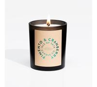 Isle of Skye Candle Company Pimento & Cranberry Black Tumbler | Natural Soy Wax Candle | Handmade in Scotland | Premium Scented Candle | Elegant Black Jar | 45 Hours Burn Time