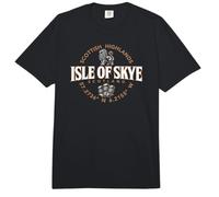 Isle of Skye Scotland Highlands Coordinates Label 2C Comfort Colors Adult Heavyweight T-Shirt