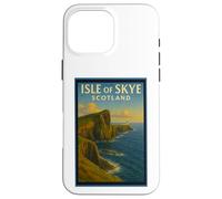 Isle of Skye Scotland Lighthouse Vintage 50's Art Graphic Case for iPhone 16 Pro Max