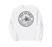 Isle of Skye Scotland Postage Black Cancellation Stamp Sweatshirt