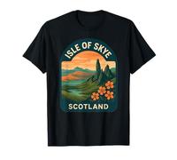 Isle of Skye Scotland Travel Badge Landscape Mountain T-Shirt