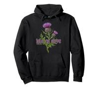 Isle of Skye Scotland Two Flower Thistle Pullover Hoodie