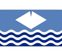 Isle of Wight Emblem Stickers, 127mm x 75mm, Pack of 2