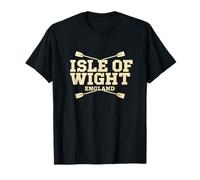 Isle Of Wight UK Retro Vintage Sunset T-Shirt