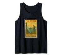 Isle Royale Island Lake Superior Michigan Mi Upper Peninsula Tank Top