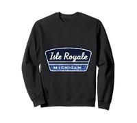 Isle Royale Michigan Vintage Travel Adventure National Park Sweatshirt
