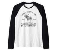 Isle Royale National Park Raglan Baseball Tee