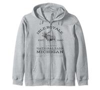 Isle Royale National Park Zip Hoodie