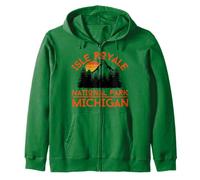 Isle Royale National Park Zip Hoodie