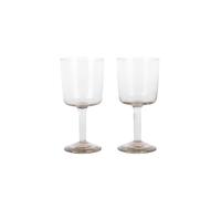 Isle Stem Glass Set of 2 100ml Light Smoked