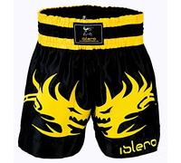 Islero Muay Thai Shorts Fight MMA Kick Boxing Shorts Grappling Martial Arts Gear UFC Cage Fighting Shorts Mens Clothing