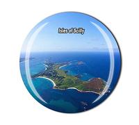 Isles of Scilly UK Fridge Magnet Tourist Souvenir Gift Collection Refrigerator Crystal Magnetic Sticker