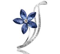 ISLHJDD Rhinestone Flower Brooch Crystal Brooch for Ladies Vintage Sweater Brooches Jewelry Gifts For Women Girls Birthday Gift Wedding Party Supply