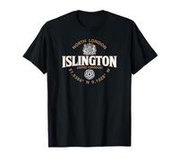 Islington North London England Coordinates Label 2C T-Shirt