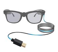ISLOPU Charging Cable for Ray-Ban Meta Wayfarer/Skyler/Headliner & Oakley Meta HSTN Smart Glasses, 4ft USB C Clip-On Cable, Charge While Wearing, Compatible with Phone, Laptop, Power Bank, Car