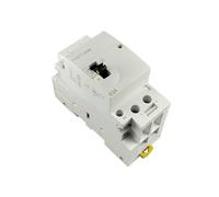 ISLWQOULE TOCT1 2P 63A 220V/230V 50/60HZ DIN Rail Household AC Modular Contactor with Manual Control Switch 2NO or 1NO 1NC or 2NC(1NO 1NC)