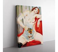 Ismael Nery Painting 2 Classic Painting Canvas Wall Art Print Ready to Hang, Framed Picture for Living Room Bedroom Home Office Décor, 76x50 cm (30x20 Inch)