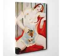 Ismael Nery Painting Vol.2 Canvas Print | Gallery Wrapped 30mm Frame Wall Art | 30x20 inches | Ready to Hang | Modern Picture | Living Room Bedroom Lounge Office