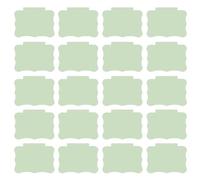 Ismeally 20Pcs Clip On Basket Chalkboard Labels, Reusable Labels for Storage Bins, Kitchen Clip Label Holder, Removable Storage bin Labels for Basket Hanging Cube Box Pantry Organization Box (Green)
