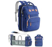 ISMGN Diaper Bag Backpack, Large Diaper Bag, Multifunctional Diaper Bag, Baby Bag, Navy Blue