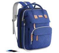 ISMGN Diaper Bag Backpack with Changing Station, Large Diaper Bag, Multifunctional Diaper Bag, Blue