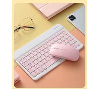 ISMMIK Wireless Bluetooth Mouse Compatible With Laptop/Macbook/iPad/iPhone Android/PC, Rechargeable Mini Silent for Windows/Linux, 3 DPI Adjustable Ergonomic Pink
