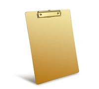 Ismosm Clipboards Authentic Stainless Steel Clipboard Heavy-Duty Metal Clipboard A4 Letter Size Paper Applicable for Office, School, Hospital, Diners, Hotel, Restaurant, Coaching