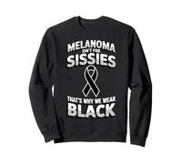 Isn't For Sissies Support Ribbon Skin Cancer Awareness Sweatshirt