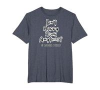 Isn't Happy Hour Anytime Mega Pint T-Shirt, Men's Big and Tall, Heather Blue, 4X Tall