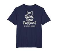Isn't Happy Hour Anytime Mega Pint T-Shirt, Men's Big and Tall, Navy Blue, 6X Tall