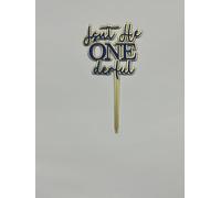 Isn't she ONEderful cake topper -,First Birthday Decor, Isn't She Lovely Supplies,for Baby Shower Favors, Gender Reveal, Baby Birthday Party Photo Booth Props