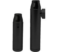 iSnuff 2Pcs Bullet Style Spice Dispenser Set Aluminum Food-Dispensers, Large L and XL, Polished Paint Finish, 3g Capacity, 0.1oz Weight, 0.6x3.15x0.6in