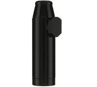 iSnuff Metal Rocket Leak-Proof Portable Dispenser Vial Container (Black) | Travel Holder Bullet-Style Bottle for Spices, Powder Samples & Seasoning