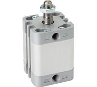 ISO 21287 Compact Double Acting Cylinder 100-40mm - Magnetic - Male Rod