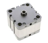 ISO 21287 Compact Double Acting Cylinder 80-20mm - Magnetic