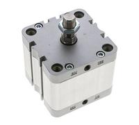 ISO 21287 Compact Double Acting Cylinder 80-30mm - Magnetic - Male Rod