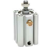 ISO 21287 Compact Single Acting Cylinder 20-20mm - Magnetic - Male Rod