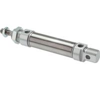 ISO 6432 Round Double Acting Cylinder 16-100mm - Magnetic - Male Threaded - Double Rod