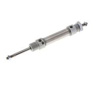 ISO 6432 Round Double Acting Cylinder 20-40mm - Magnetic - Damping - Male Threaded - Double Rod