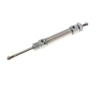 ISO 6432 Round Double Acting Cylinder 20-50mm - Magnetic - Damping - Male Threaded - Double Rod