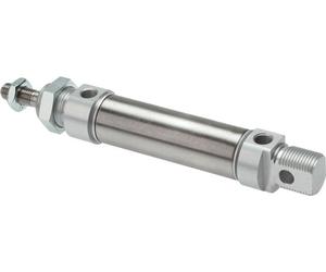 ISO 6432 Round Double Acting Cylinder 25-100mm - Magnetic - Male Threaded - Double Rod