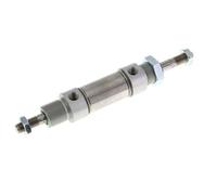 ISO 6432 Round Double Acting Cylinder 25-10mm - Magnetic - Male Threaded - Double Rod