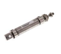 ISO 6432 Round Double Acting Cylinder 25-50mm - Magnetic - Stainless Steel