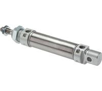 ISO 6432 Round Double Acting Cylinder 25-600mm - Magnetic - Damping