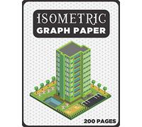 Iso Graph Paper: 3D Drawing Isometric Notebook for Drafting, 200-Page Equilateral Triangle Grid 1/4 Inch Journal, A4 Orthographic Dot Isometric Graph Paper, Construction Engineer Gift Sketch Book