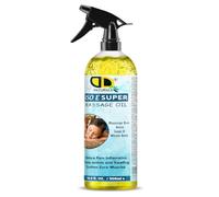 ISO Super E Relaxing Massage Oil for Sore Muscles - Spa Quality Sore Muscle Massage Oil - Warming Massage Oil Non Greasy & Body Massage Oil for Men & Women - 100% Natural (500ml Spray)